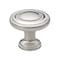Gliderite Hardware 1-1/4 in. Satin Nickel Rippled Cabinet Knob, 5PK 5415-SN-5 - alternate 1